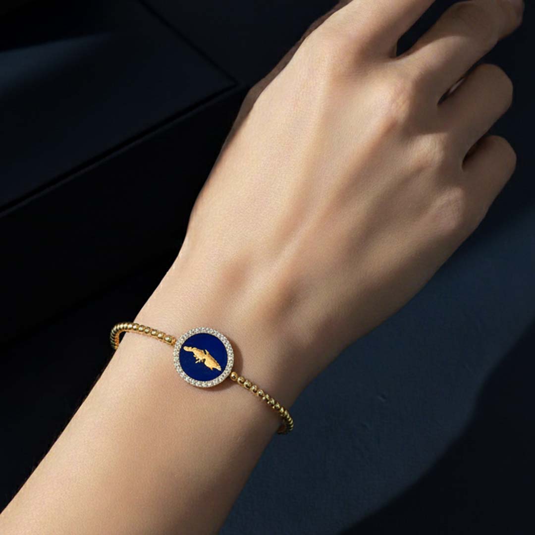 Stunning 14KT Gold Flexible Bangle with 0.23 Carat of Sparkling Diamonds