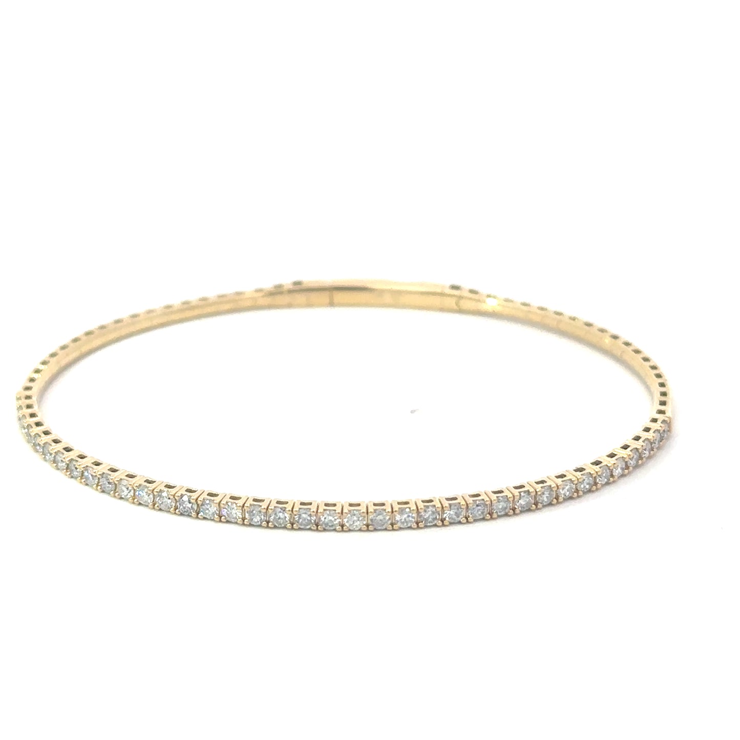 Love in Motion – 18KT Gold Flexible Diamond Bangle (1.00ct)