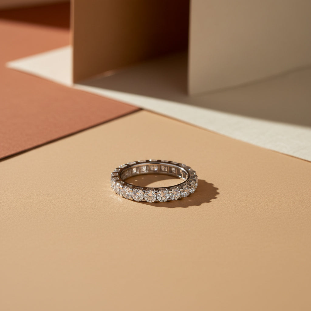 The Eternal Circle – 14K White Gold Diamond Eternity Ring with 2.00ct of Brilliant Round Diamonds