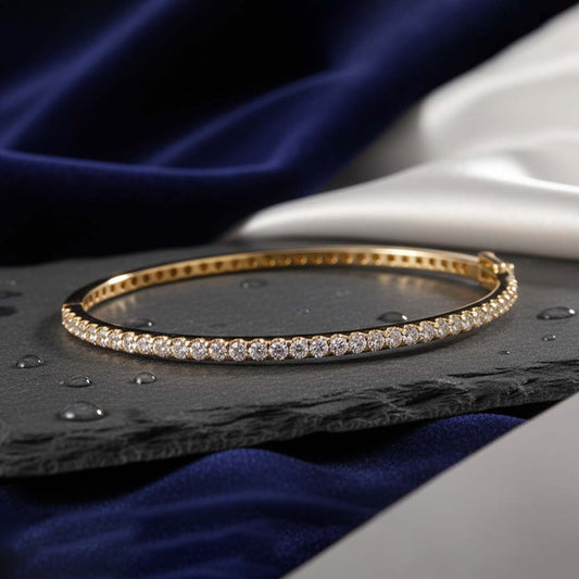 Forever Classic Diamond Bangle – 2.00 Carats in 14K Gold