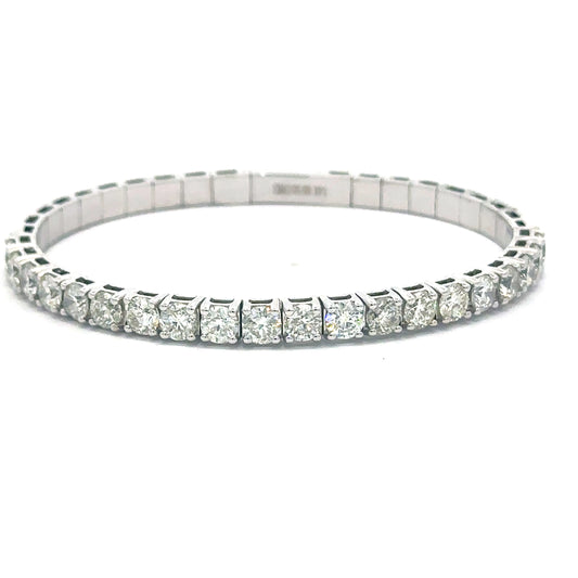 The Eternal Diamond Flex Bangle – 4.00ct in 14KT Gold