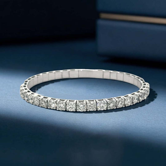 The Eternal Diamond Flex Bangle – 4.00ct in 14KT Gold