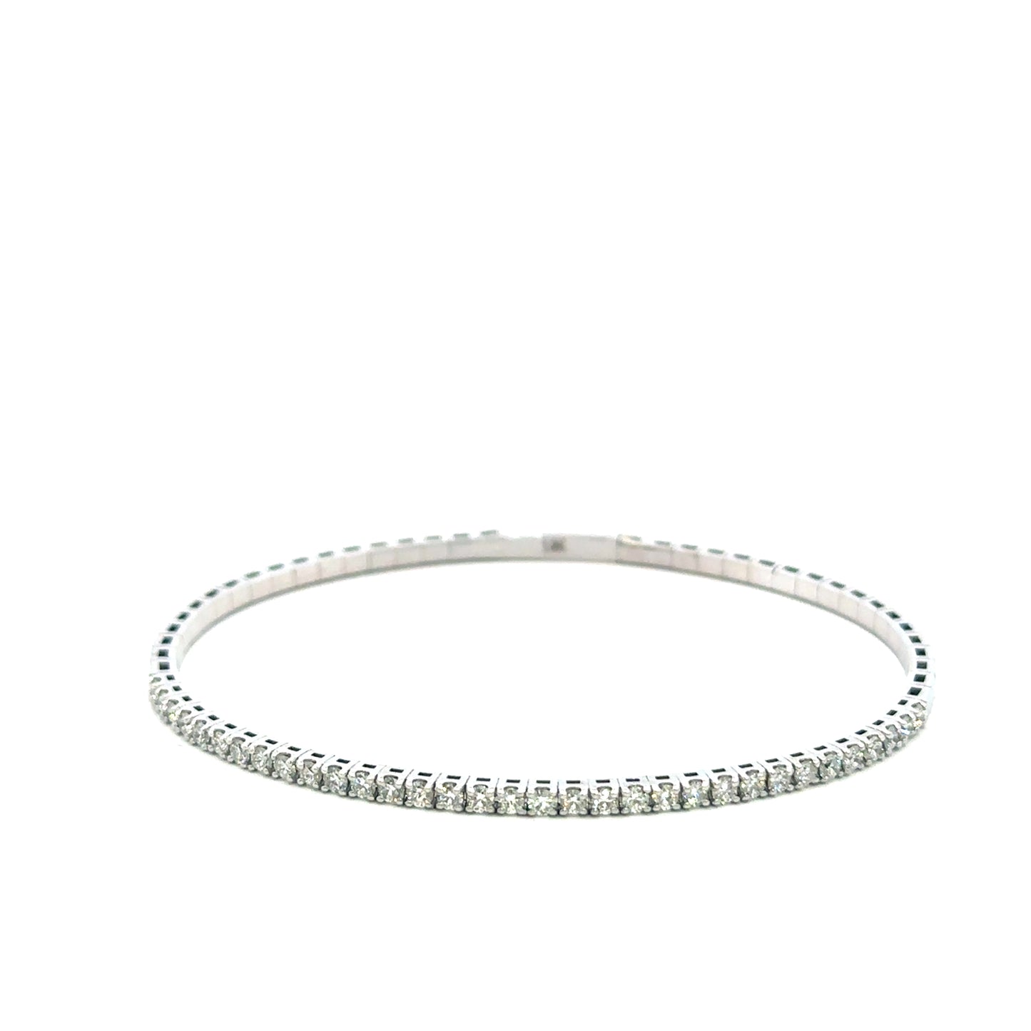 Grace in Motion – 14KT Gold Flexible Diamond Bangle with 1.00ct of Brilliant Diamonds