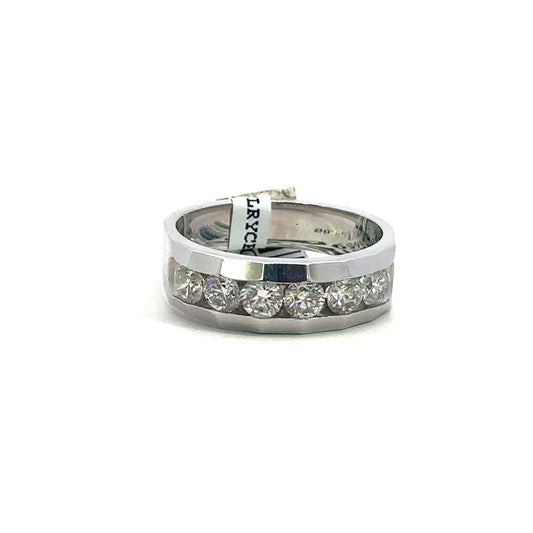 Eternal Brilliance Men's 14KT Gold Channel-Set Diamond Ring, 1.50 CT. TW.