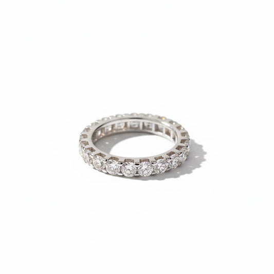 The Eternal Circle – 14K White Gold Diamond Eternity Ring with 2.00ct of Brilliant Round Diamonds