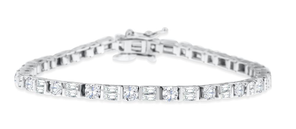 Diamond Tennis Bracelet For Men | Ouros Jewels